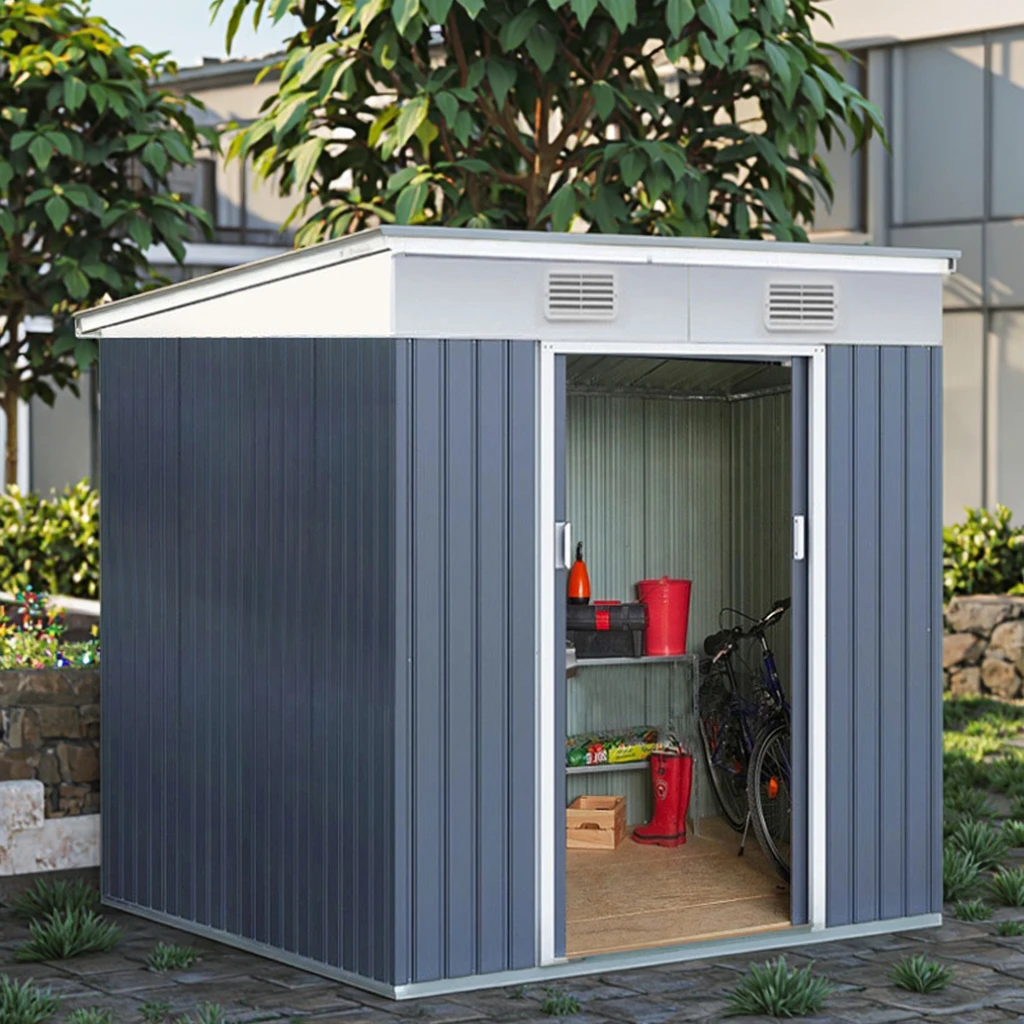 

Outdoor Garden Storage Tool Room Assembly Simple Temporary Room Outdoor Utility Room Roof Removable Mobile House