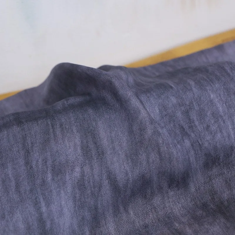 

Dirty purple 12MM tussah silk natural dyeing craft fabric a niche with multiple colors