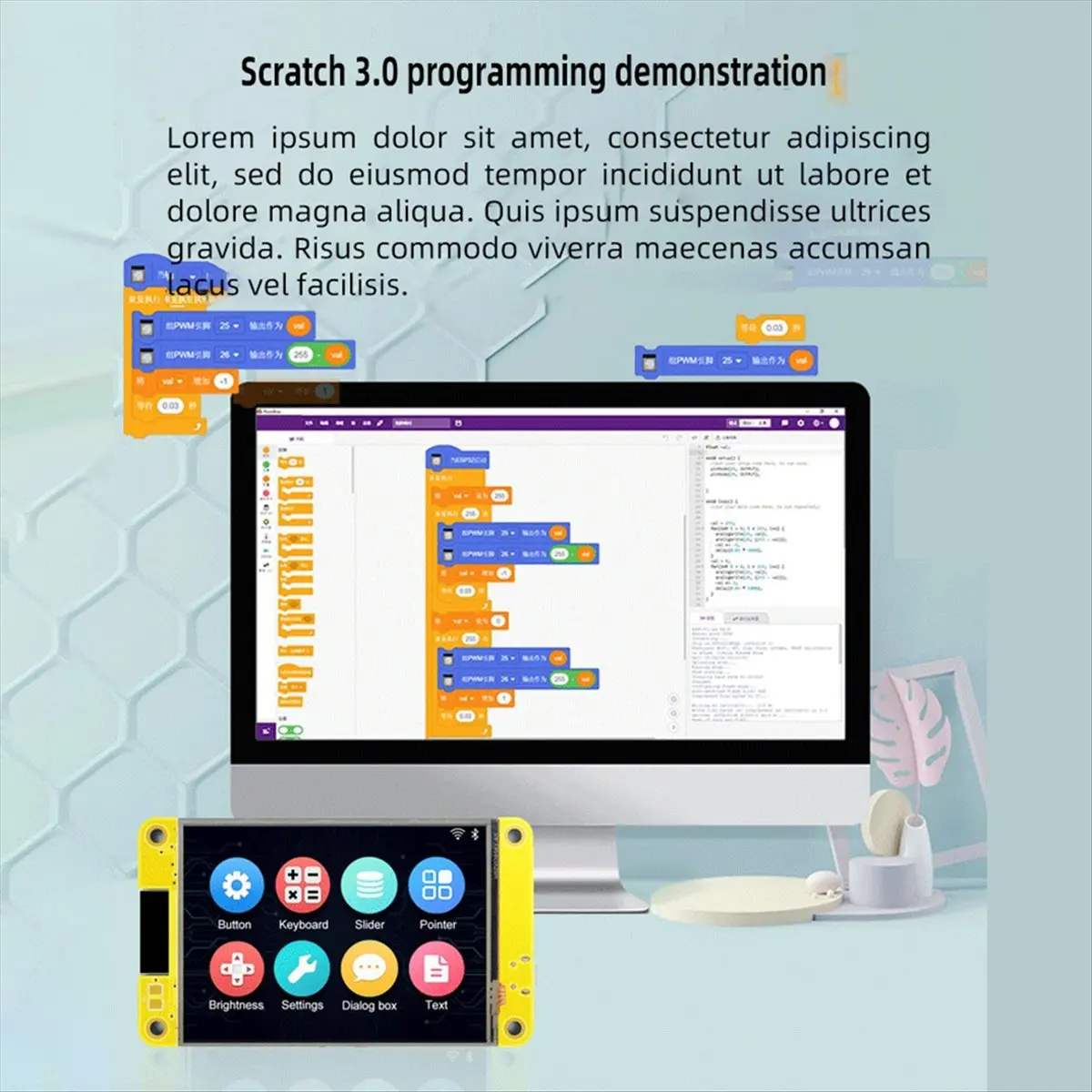 

(ABGQ) 2.8inch ESP32-2432S028R ESP32 Display 240x320 Resistive Touchscreen ESP-WROOM-32 WIFI&Bluetooth Development Board