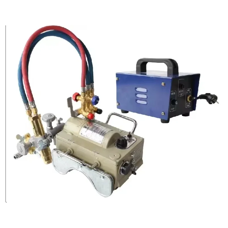 CG2-11 Large Pipe Cutting Machine Creeper Cutting with Guide Rail Metal Pipe Cutter for Precision Cutting