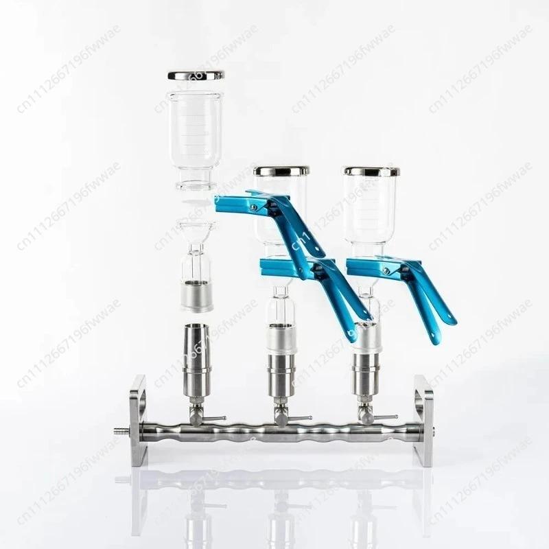 Vacuum Filtration Manifolds Device 1/3/6-Place Glass Or Stainless Steel Funnel
