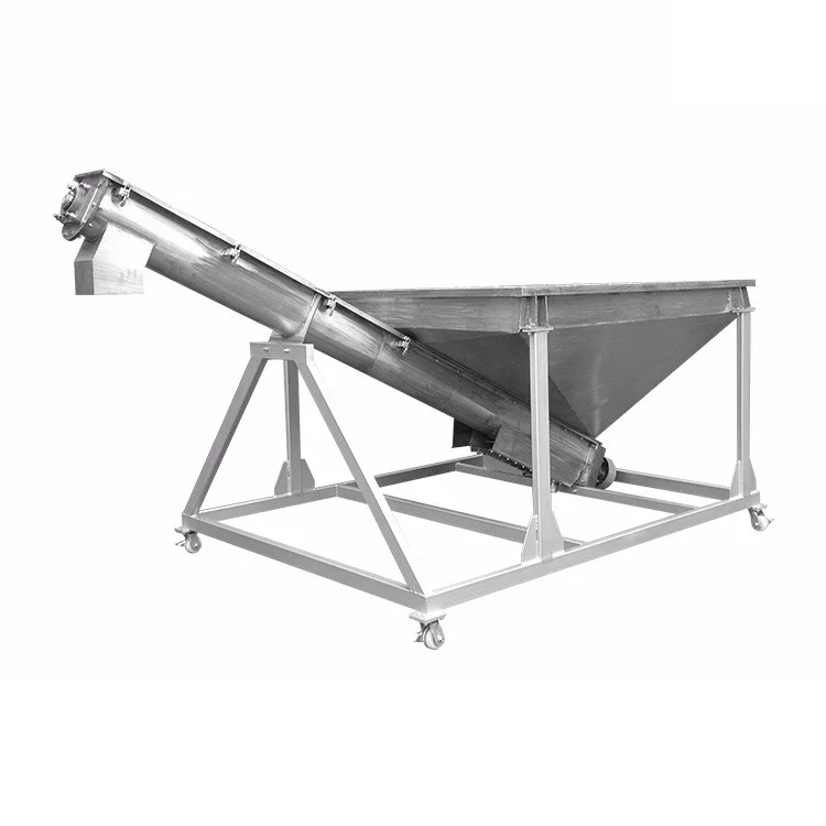 China Supplier Oem Custom New Style Automatic Carbon Steel Hopper Screw Conveyor Feeder for Pellet
