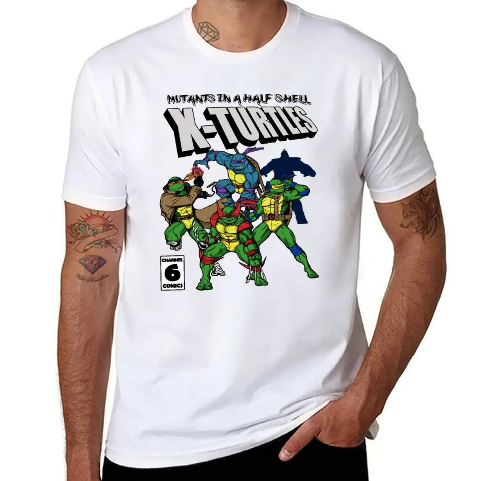 

X-Turtles, Mutants in a half shell (Colab with RPAdame) T-Shirt gifts for boyfriend funny gifts fitted t shirts for men