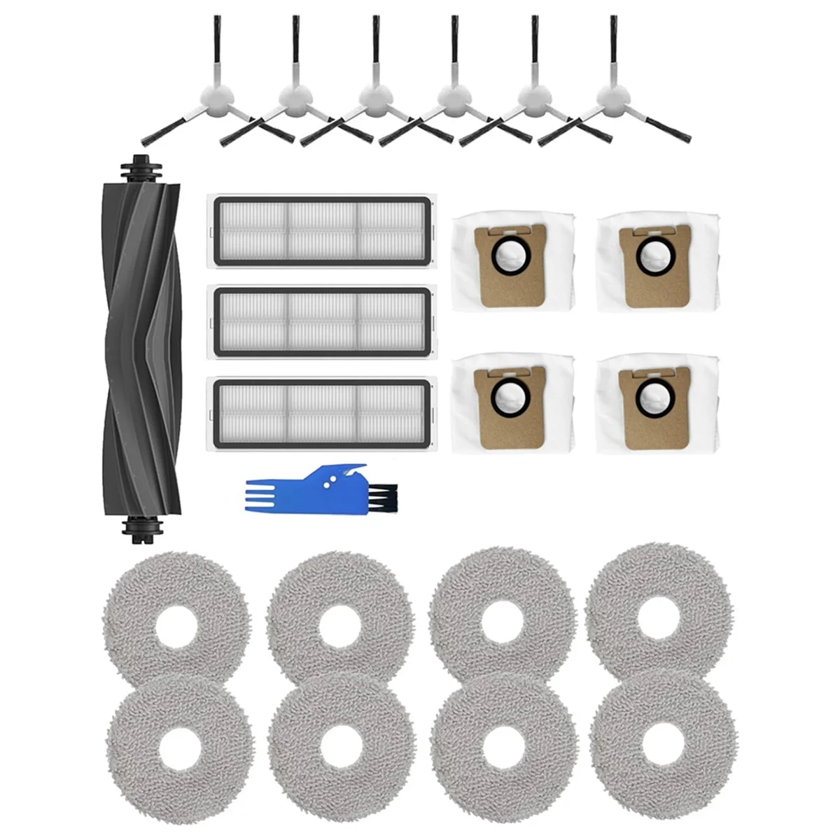 

Y32A For L10S Ultra, L10 Ultra Robot Vacuum Cleaner Main Side Brush HEPA Filters Dust Bags Mop Pads Spare Parts