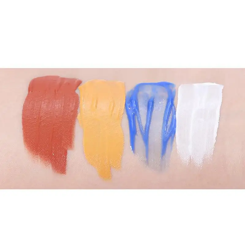 Corrector de Color naranja, Base de maquillaje blanca, Corrector de Color ligero, maquillaje para personalizar la Base de la piel, autoajustable