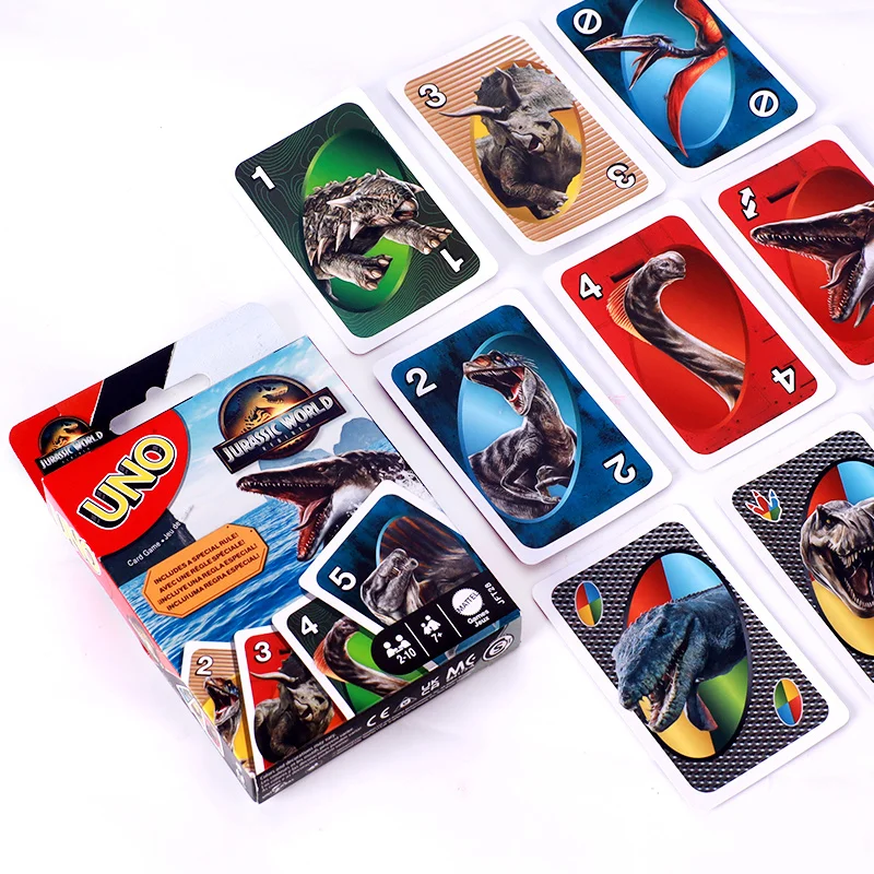 Echte Mattel Uno Kaartspel Bordspellen Uno Kaarten Tafel Familiefeest Entertainment Uno Games Kaart Speelgoed Kind Verjaardagscadeau