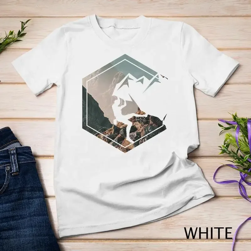 Awesome Rock Climbing Mountain Climber Hiker Alpinism Unisex T shirt