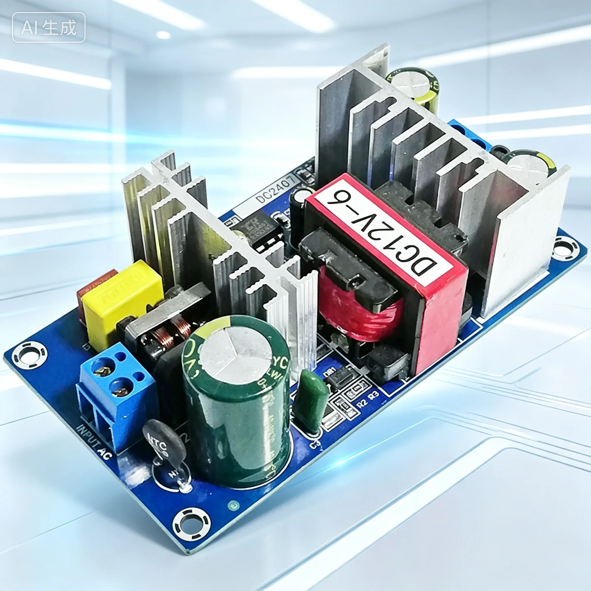 for 12V6A Switch Power Board 70W Isolated Power Module AC‑DC Bare  Board 5A 6A Built‑in
