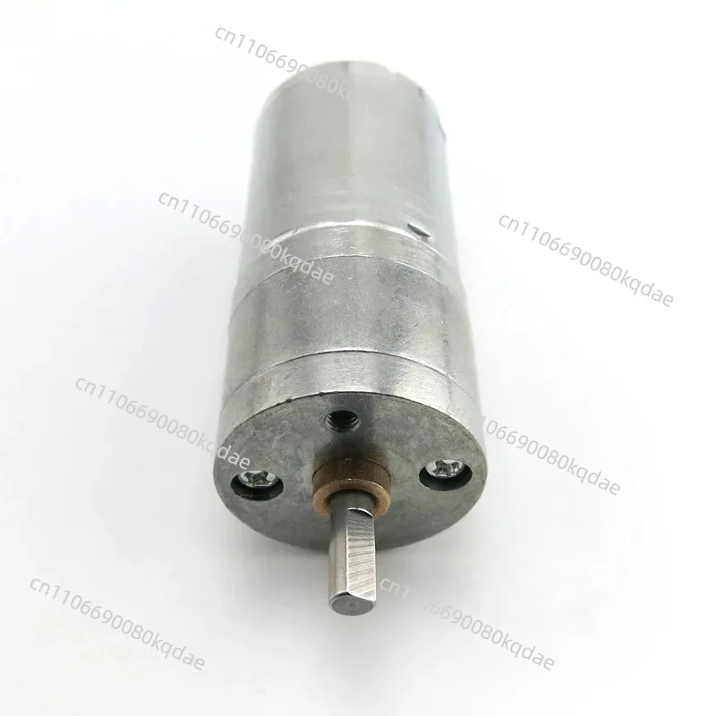 25‑Type DC Geared Motor Unit,D‑Axis 370 Gear Reduction Motor,Four‑Wheel‑Drive Robot Model Hardware Component