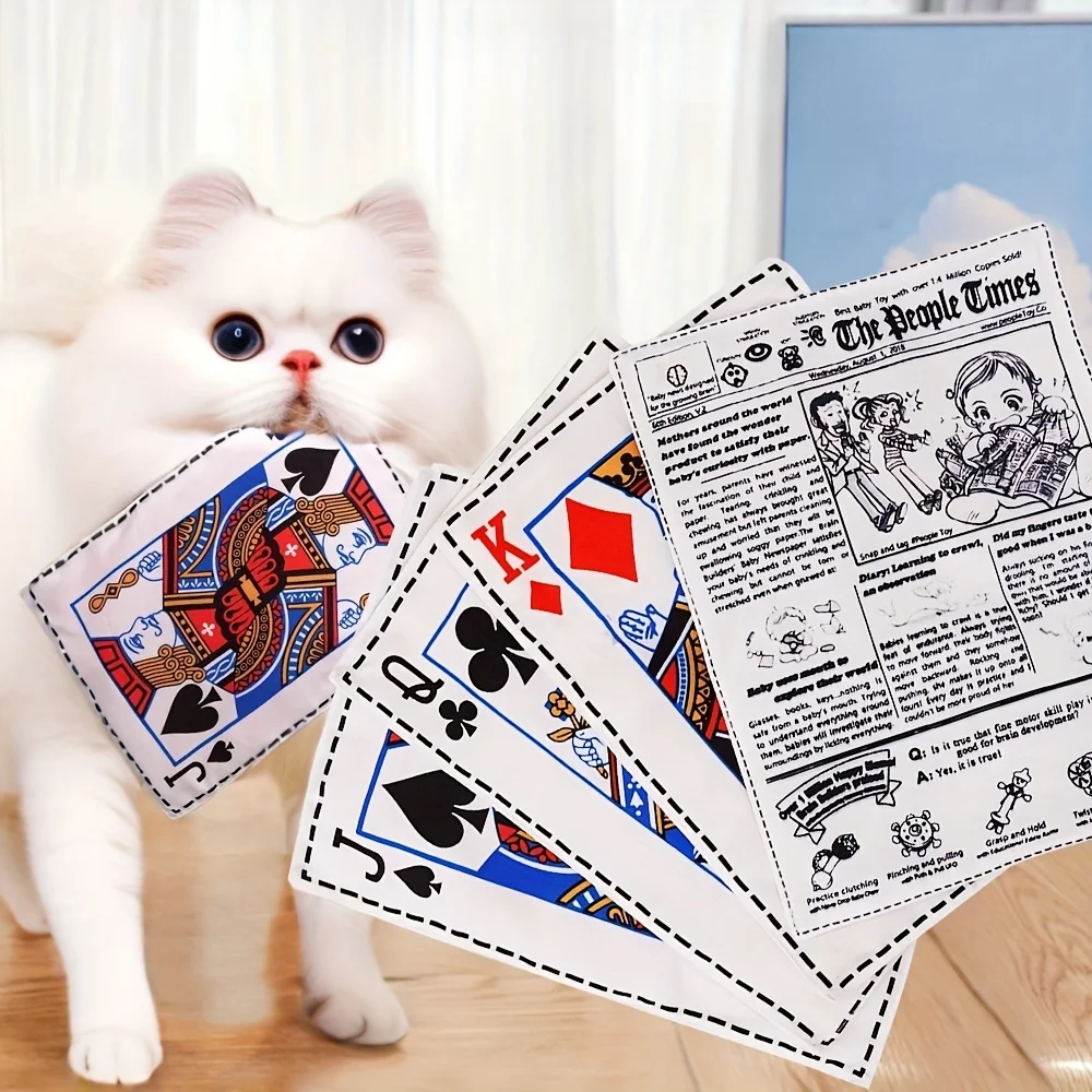 

Писклявая плюшевая игрушка для собак с газетным дизайном — прочная и устойчивая к жеванию, подходит для средних и маленьких собак, интерактивная игрушка без батареи, безопасная и жевательная для всех пород, время воспроизведения домашних животных | Одноцв