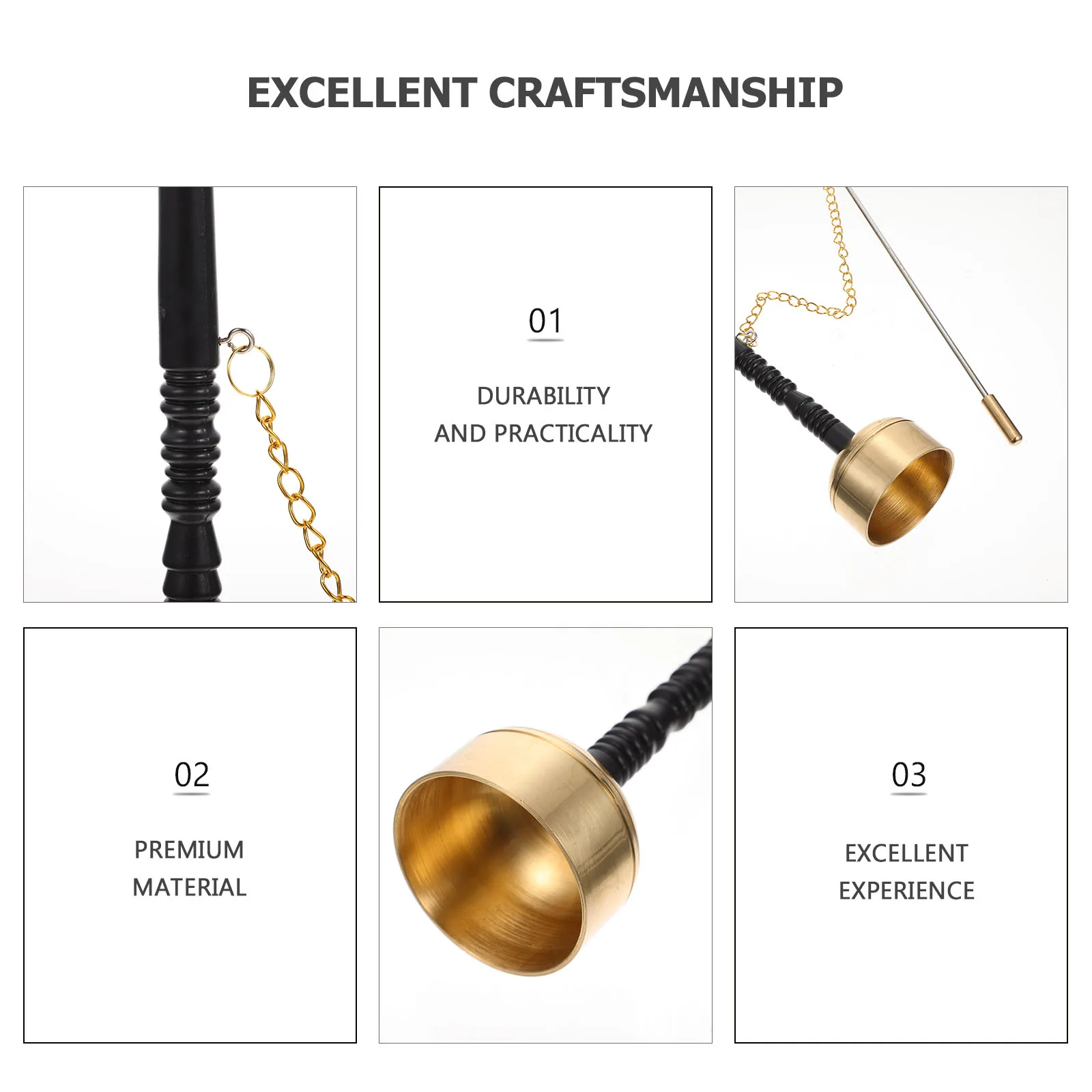 

Bronze Bell Percussion Instrument High End Material Durable Crisp Sound Loud Temple Buddhism Musical Decorative Copper Yin Qing