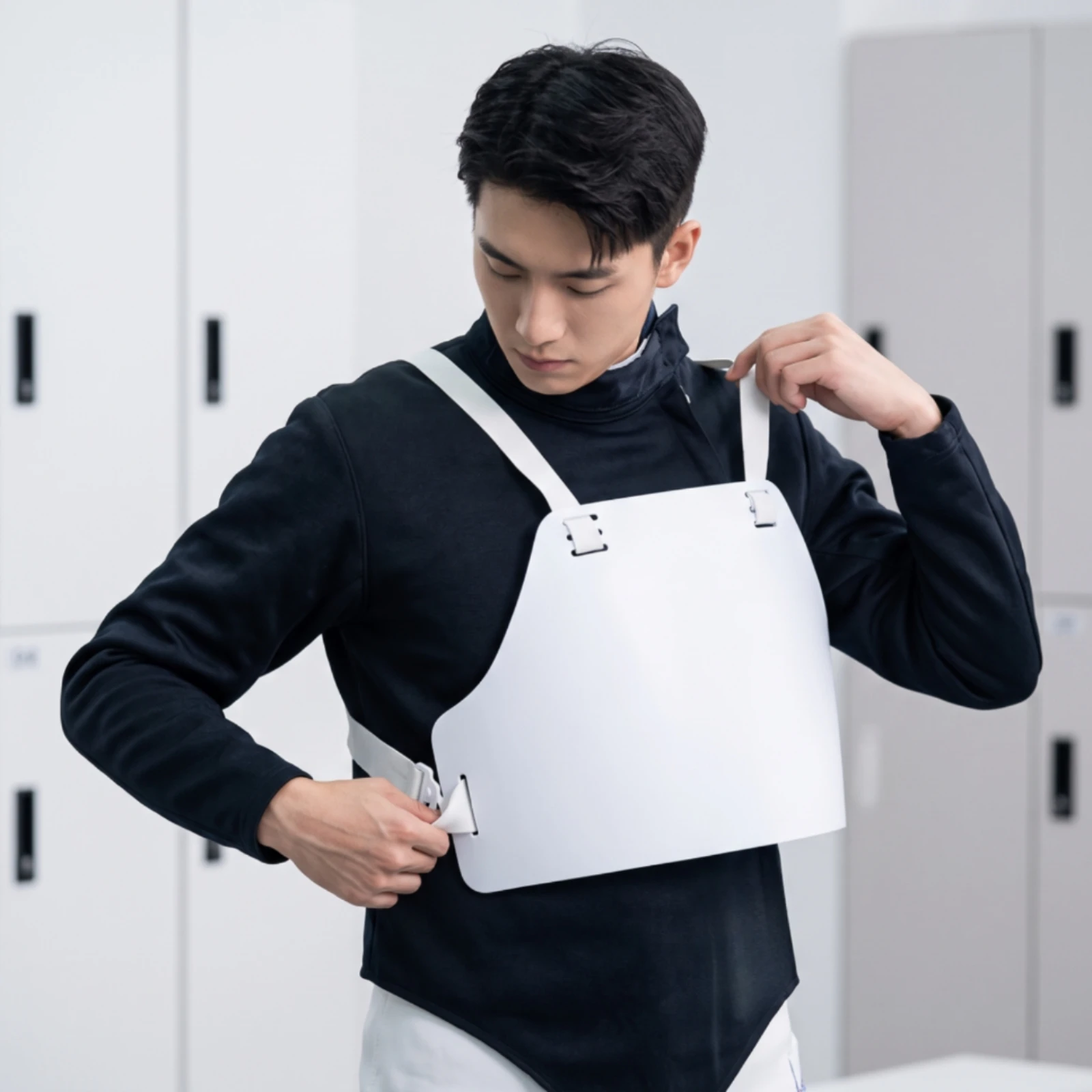 Fencing Chest Protector Lightweight Fencing Chest Guard Breast Protector Long-Lasting Protective Gear Comfortable for Fencers