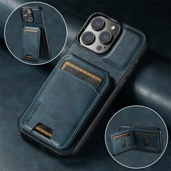 SUTENI Luxury Leather Card Holder Phone Case Wallet Kickstand Cover For iPhone 17 16 15 14 13 12 11 Pro Plus Max X Xs XR