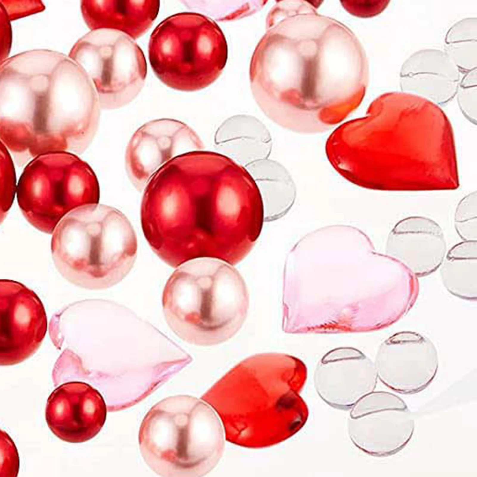 Valentine's Day Floating Pearls Vases Fillers Transparent Water Gel for Home Weddings Table Party