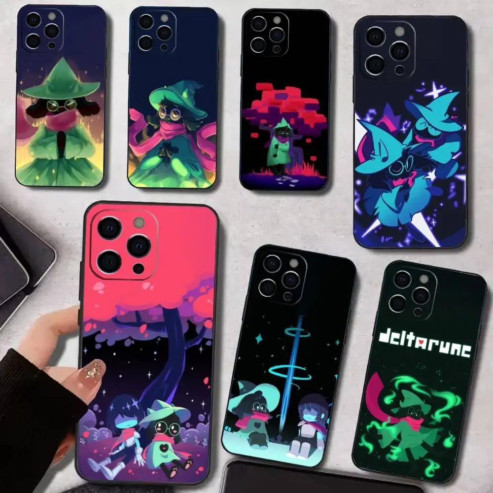 

Games D-Deltarune R-Ralsei Phone Case For IPhone 17,16,15,14,13,12,11,Plus,Pro,Max,Plus,XS,soft case Black silicone