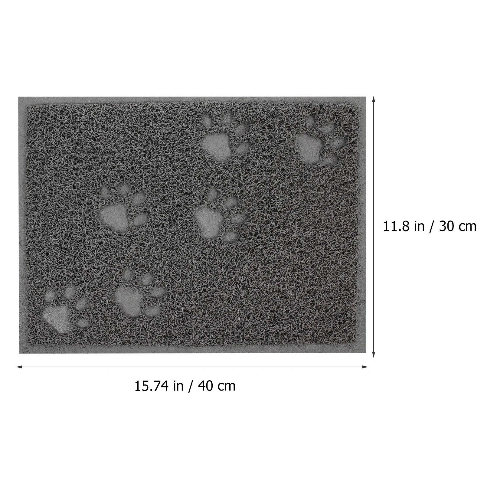 

2Pcs Non-Slip Cat Litter Mat PVC Pet Mat Durable Safe Easy to Clean Adorable Design for Indoor Cats Practical Use