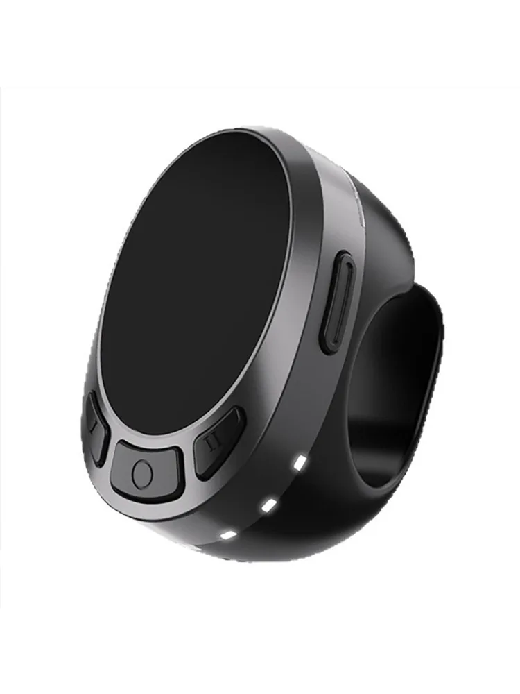 Pierścień Bluetooth do przewijania, zdalne sterowanie, mysz w formie pierścienia z touchpadem, przewracacz stron do iPadów, iPhone'ów i tabletów z systemem Android. — 2
