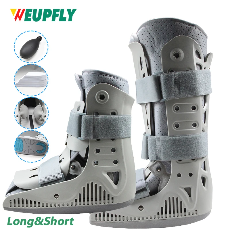 1PCS Air Walker Fracture Boot Walking Protection Boot Inflatable for Broken Foot Fractures Sprains Fits Left or Right Foot Ankle