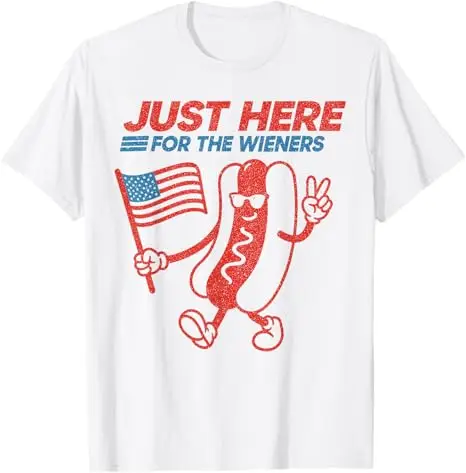 George Washington Glizzy USA Lustiges Hotdog-T-Shirt zum 4. Juli Y2k Humor BBQ Steak Hot Dog Würstchen Grafik-Bekleidung Grill-Comic – Detail 15