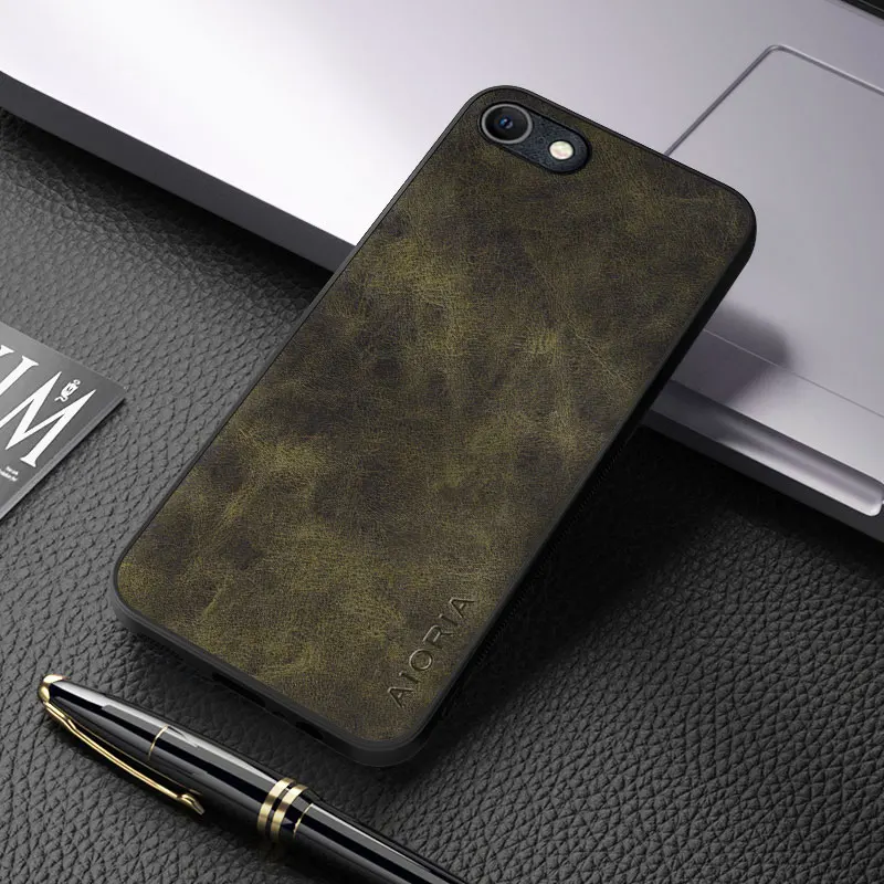 Case For Apple IPhone 8 7 6 Plus XS Max XR X SE 2020 2022 Luxury PU Leather Skin Cover  For iphone SE Case