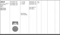 

18-3010833 поршневое кольцо xev VECTRA B OMEGA B (86,50) 050