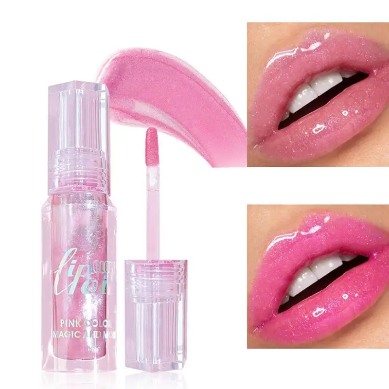 1pcs Magic Lip Gloss Color Change Natural Moisture Lipstick Gloss Lip grow Oil Temperature Lips Care Makeup