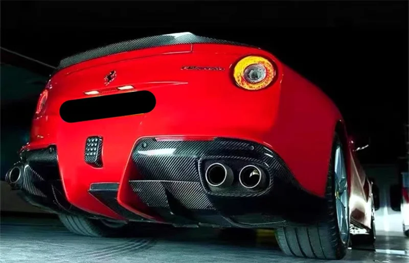 

Used for Ferrari F12 Berrinetta Upgrade RZ Style True Carbon Fiber Rear Diffuser Body Kit