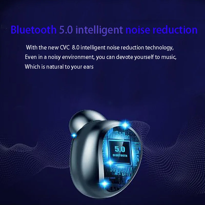 Wireless Headphones Bluetooth Earphone HBQ-Q82 Waterproof Sweatproof Sports Headset Earbuds Earpiece