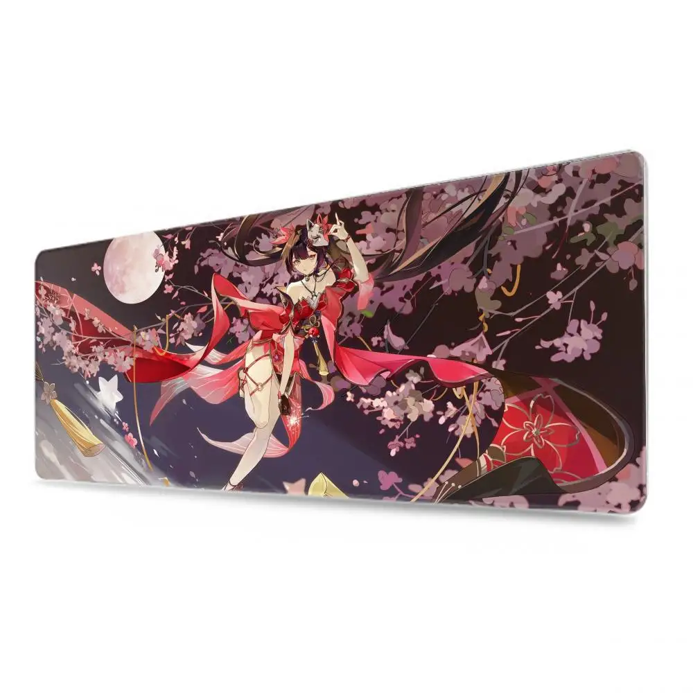 sparkle honkai Mouse Pad Game Accessories keyboard pad XXL large locking edge 900X400 mm table mat Gaming mousepad