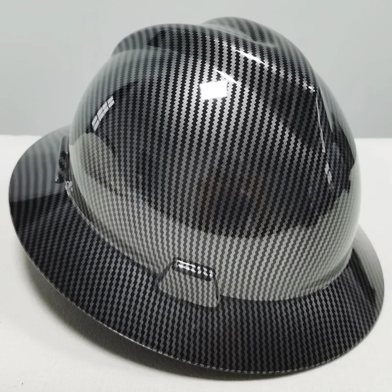 Capacete De Segurança De Design De Fibra De Carbono, chapéu De Construção Duro, Alta Qualidade, Equipamento De Proteção Do ABS, Tampão De Trabalho