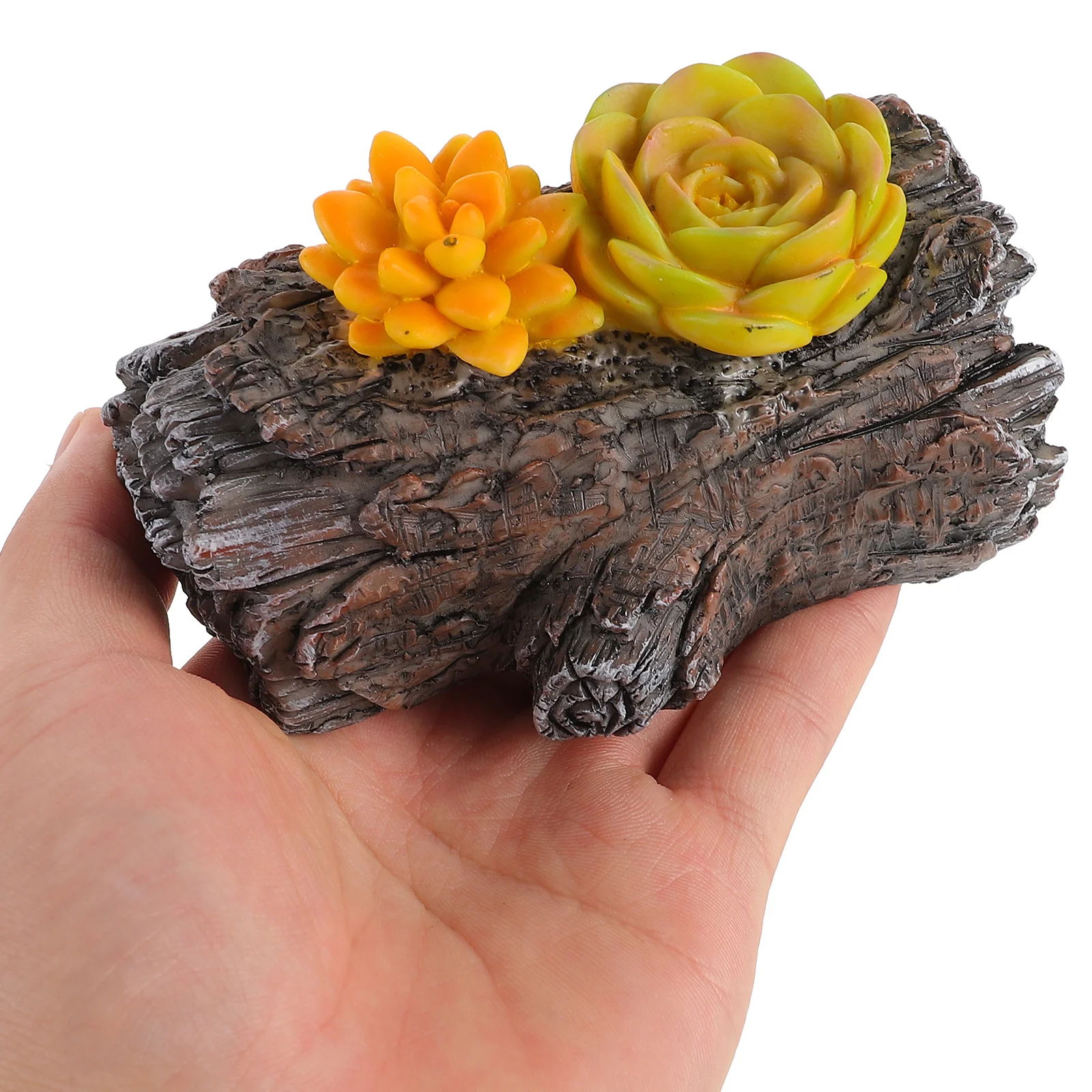 Stone Key Box Fake Tree Stump Hidden Key Hider For Outdoor Garden Yard Resin Waterproof Storage Container For Keys Cash