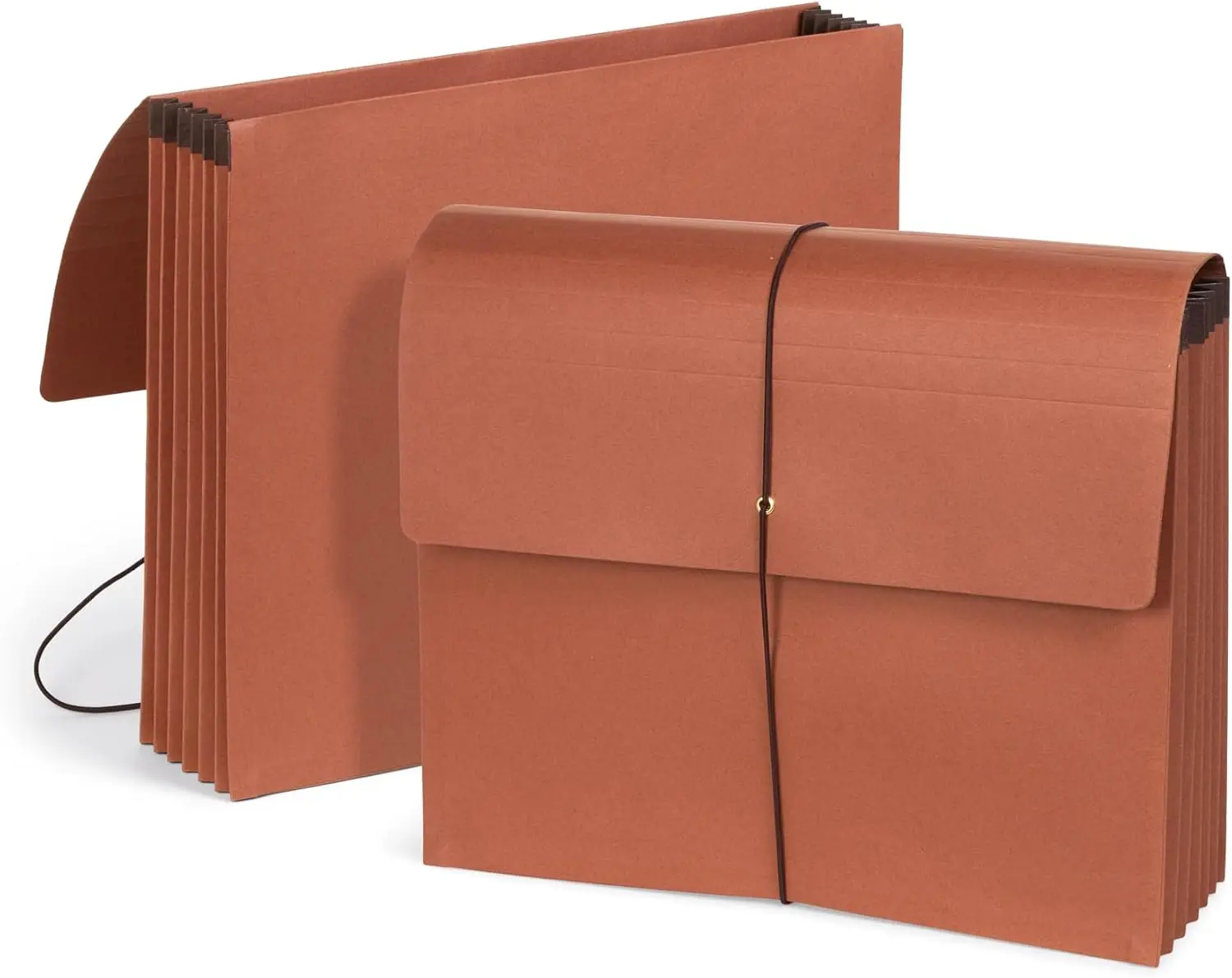 

Blue Accordion File Wallet with Flap and Cord Closure, Letter Size, 5.25” Expansion – Pack of 10