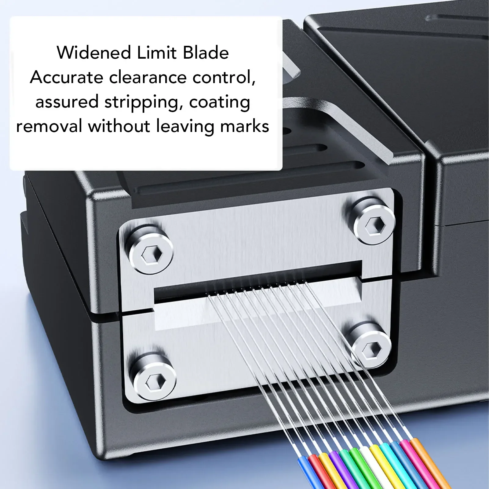 Alat Pengupas Serat Optik Kontrol Akurat 8 Tingkat Suhu untuk Serat Pita 2-24 Inti