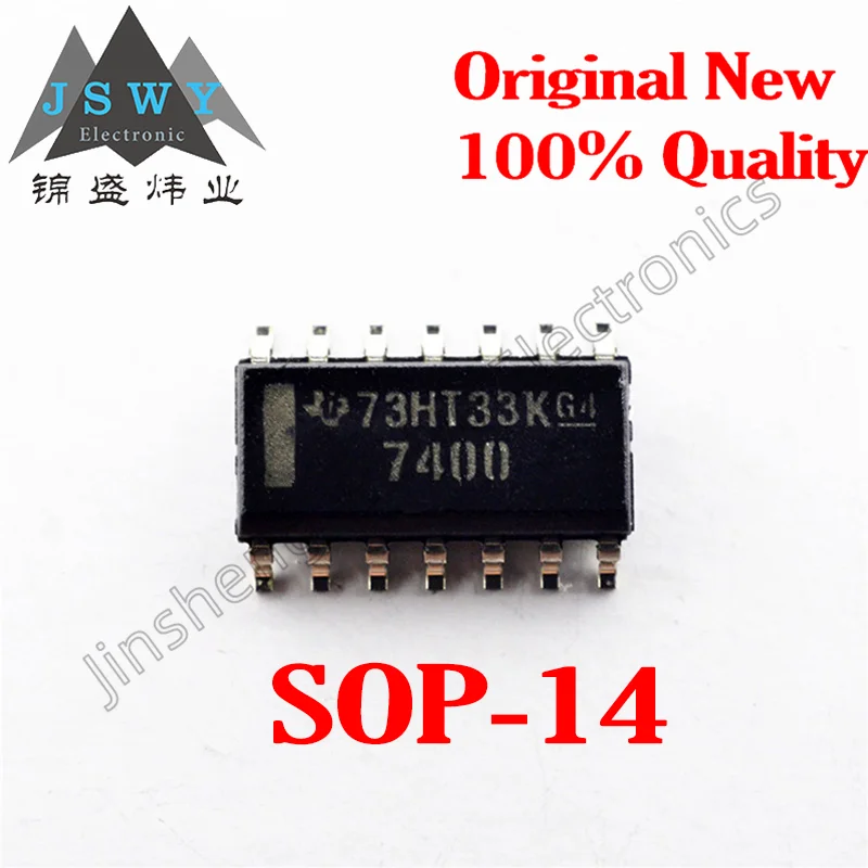 

(5-20 pieces) SN7400DR 7400 SOP-14/Quad 2-input NAND gate chip/Brand new original stock/Fast delivery