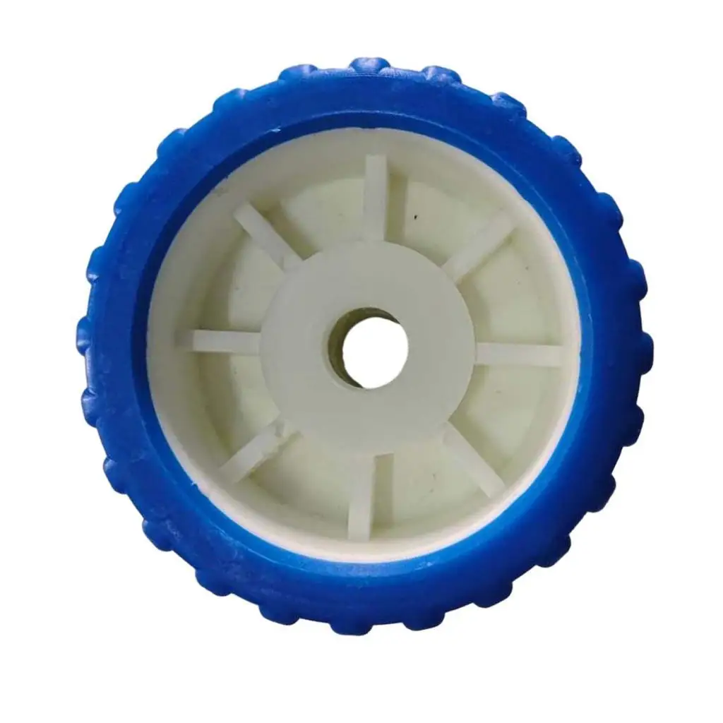 

Durable Ribbed Wobble Roller Blue Boat Trailer Replacement Kit Plastic Roller for Accessories Boat Equipment and Fittings