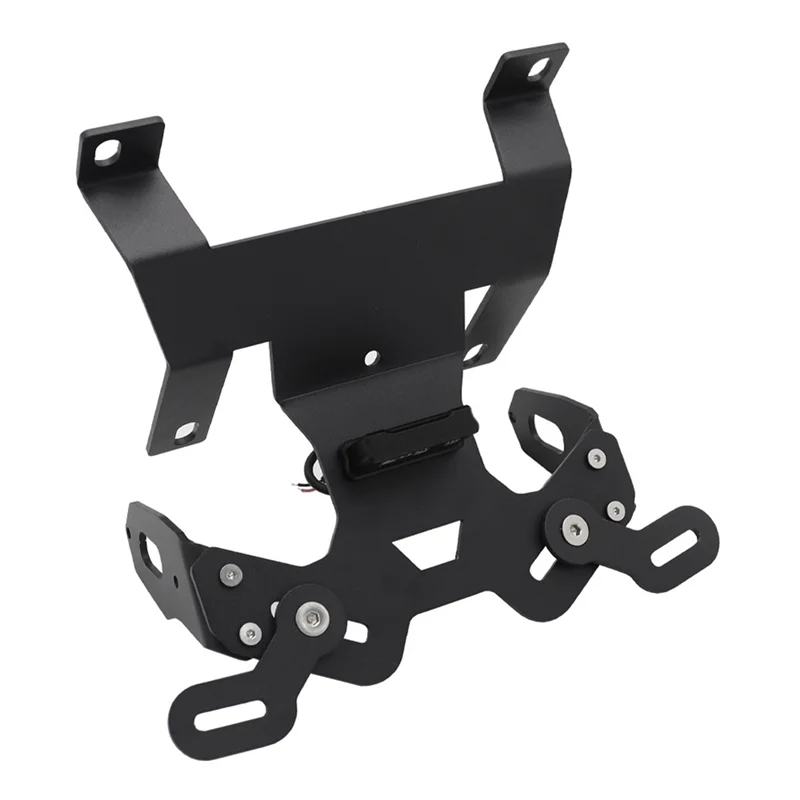 

Motorcycle Accessories:LED Light Equipped License Plate Holder Frame For Honda CB125R CB150R CB250R CB300R 2018-2024