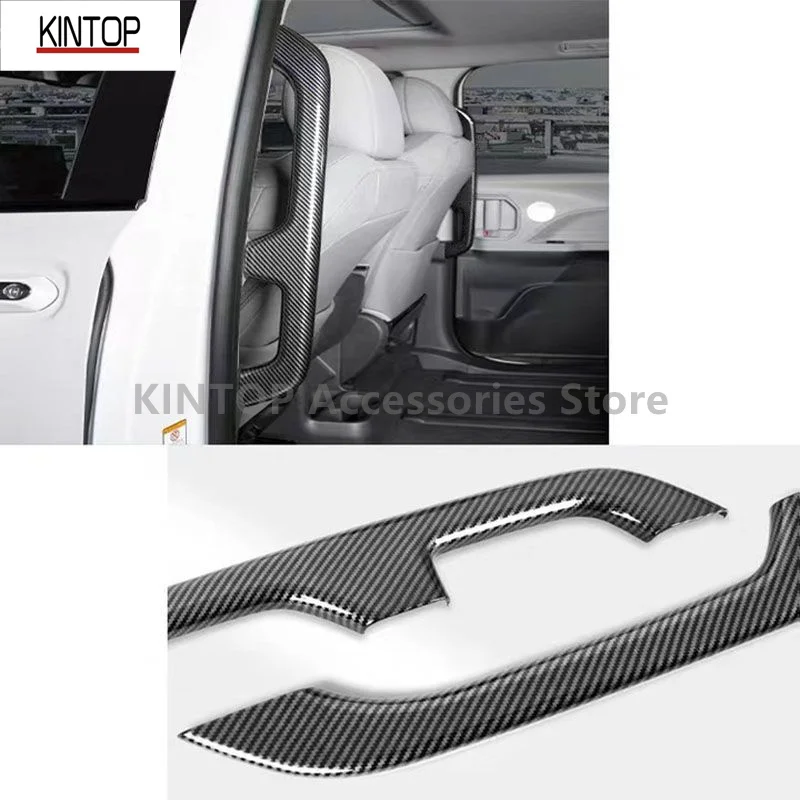 For TOYOTA SIENNA 21-22 ABS Handle Decorate Frame Cover Accessory Interior Car Sticker Refit