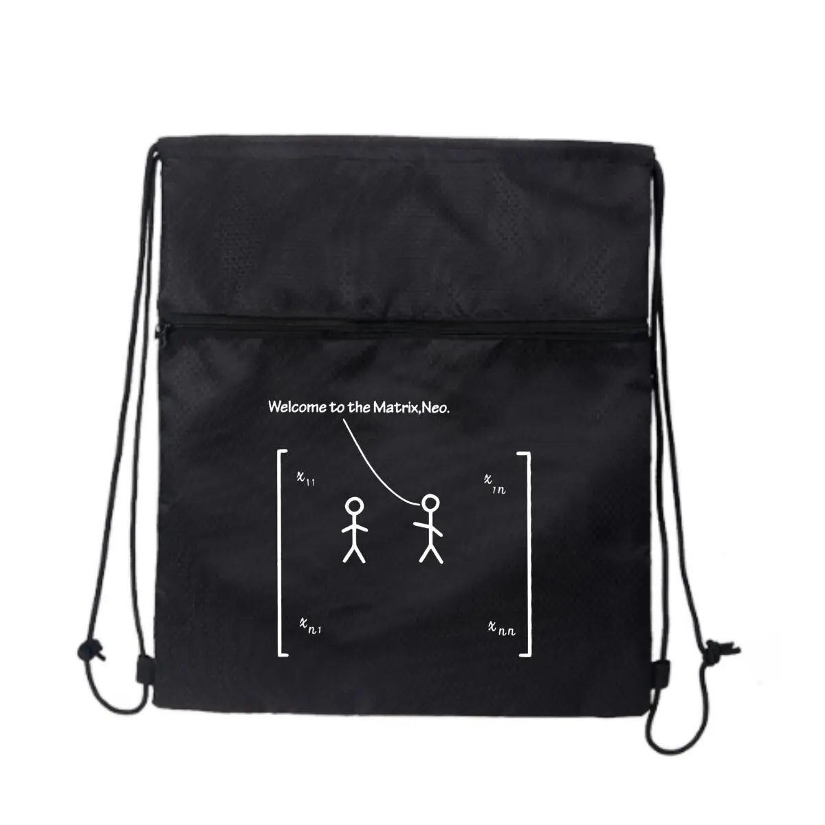 

Матрица, математический художественный тематический дизайн, универсальная сумка на молнии на шнурке, сумка для отдыха, пешего туризма, кемпинга, путешествий, портативное хранилище