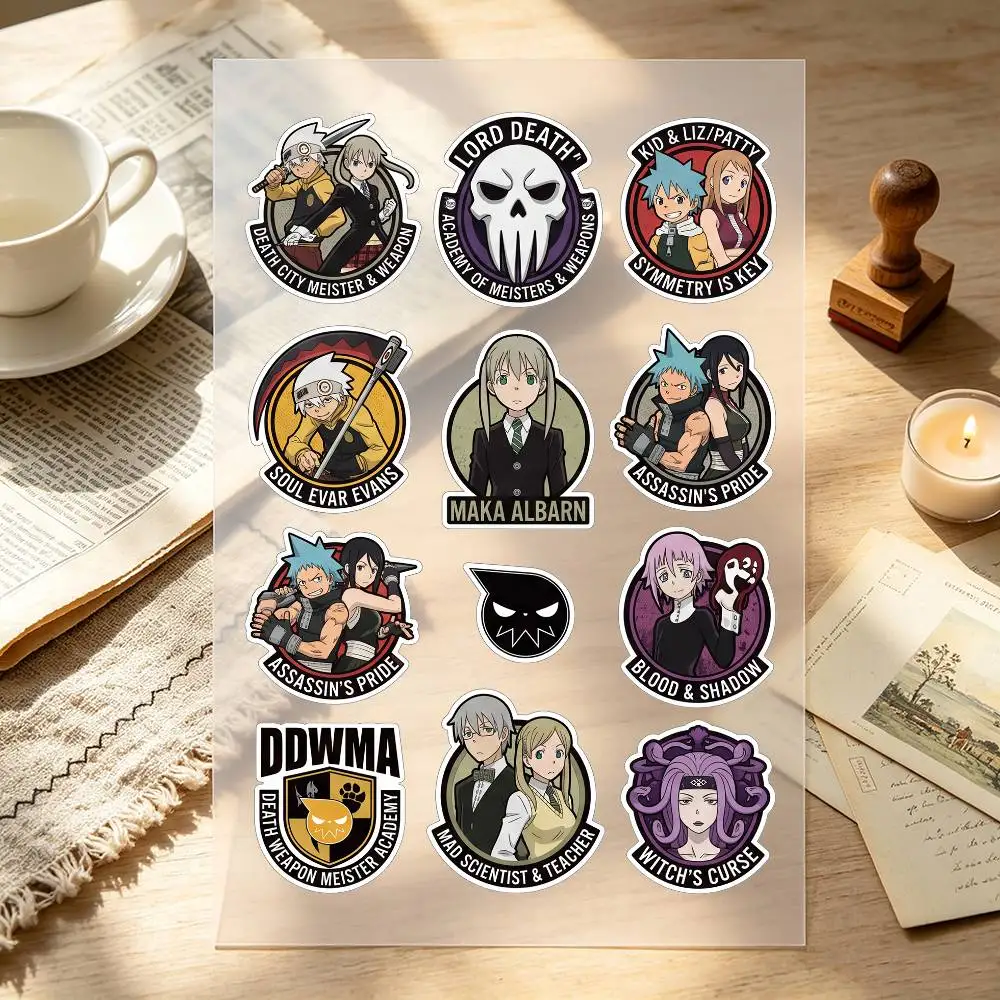Anime Soul Eater Motorcycle Stickers Are Reflective Durable Easy To Peel And Highly Decorative