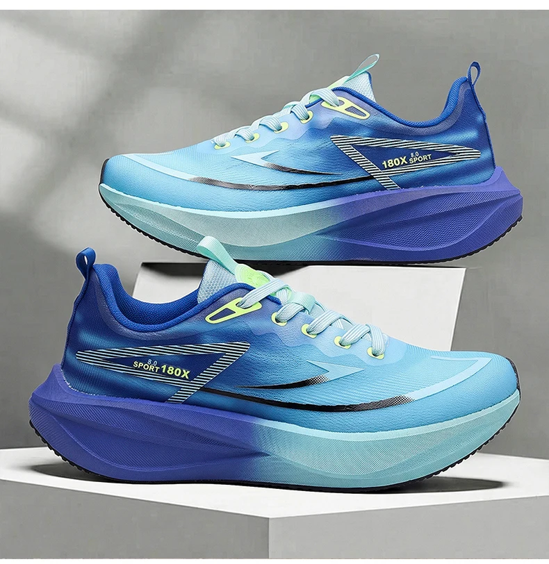 Damen-Laufschuhe mit Carbonplatte, Herren-Marathon-Sneaker, leichte, rutschfeste Sport-Sneaker für den Alltag – Detail 23