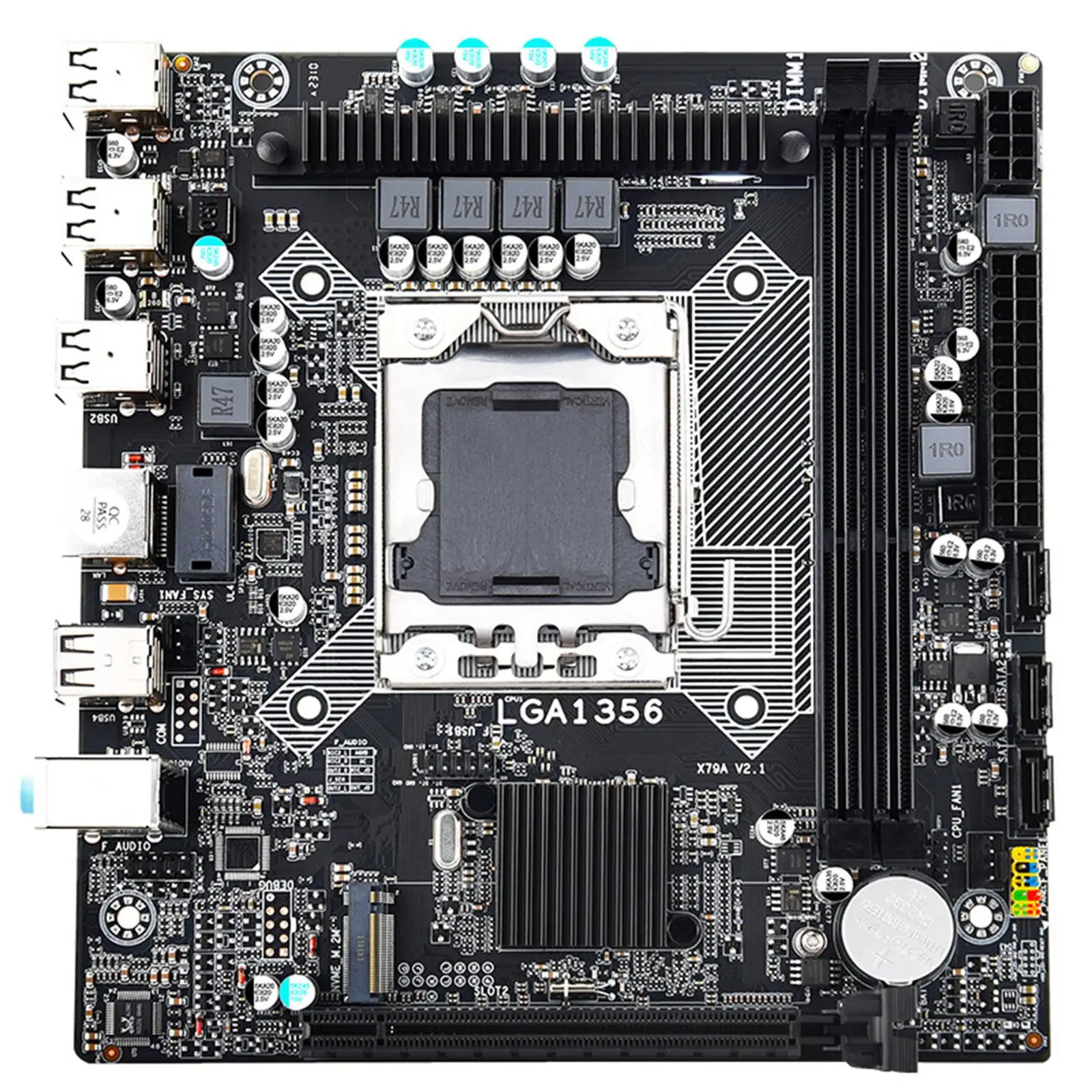 x79A V2 Motherboard SATA2.0 Dual Channel DDR3 LGA 1356 64GB Mainboard