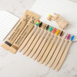 Bamboo Toothbrush Set Natural Eco-Friendly Dental Care Tablet Bamboo Toothbrushes