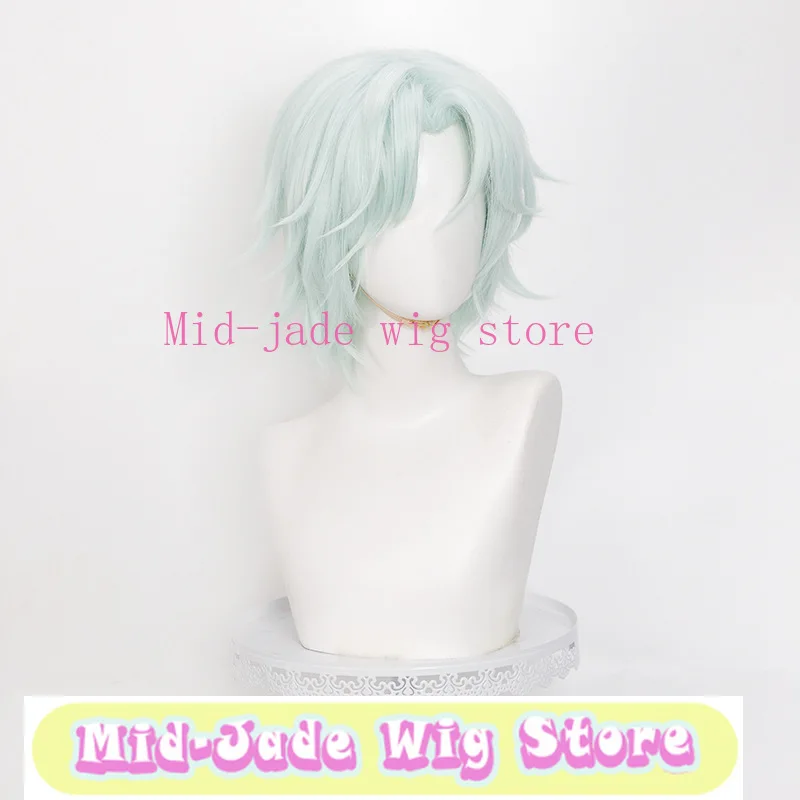 Cosplay Wig from Genshin Fantasy Game, Short Hair with Fluffy Top Mantis Nest Texture for Anime Character Costume Photography