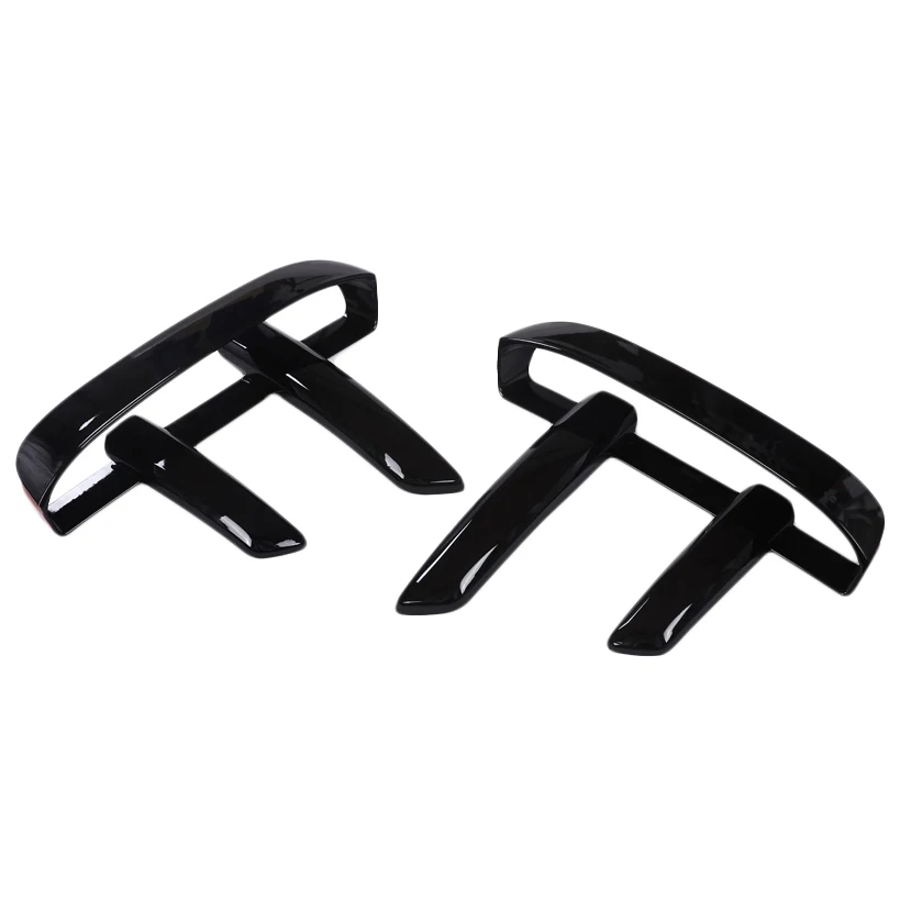 

2Pcs Car-Stying Abs Piano Black Front Fog Lamp Trim Decoration For Land Rover Discovery 5 Lr5 2017 L462 Auto