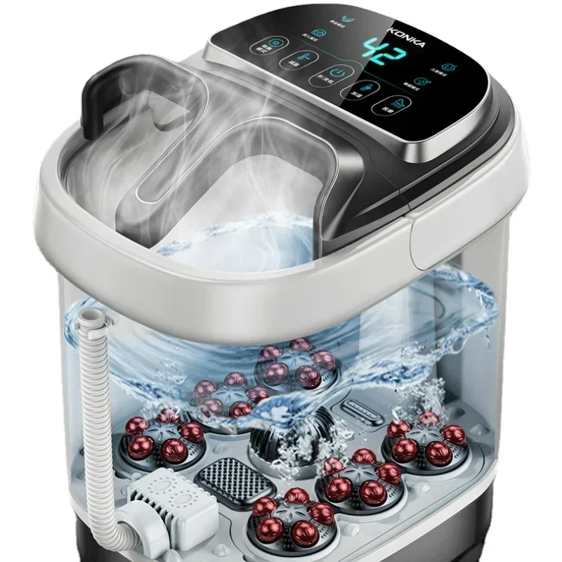 

Deluxe Massage Foot Soak Tub-Automatic Electric Footbath Heated Soothing Temperature Luxury Foot Spa Experience