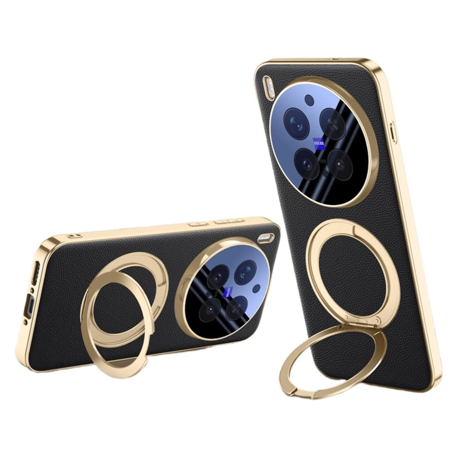 

for Vivo X300s X300 Ultra Magnetic Case 360° Rotating Ring Stand Shockproof Full Camera Lens Protection Car Mount Compatible