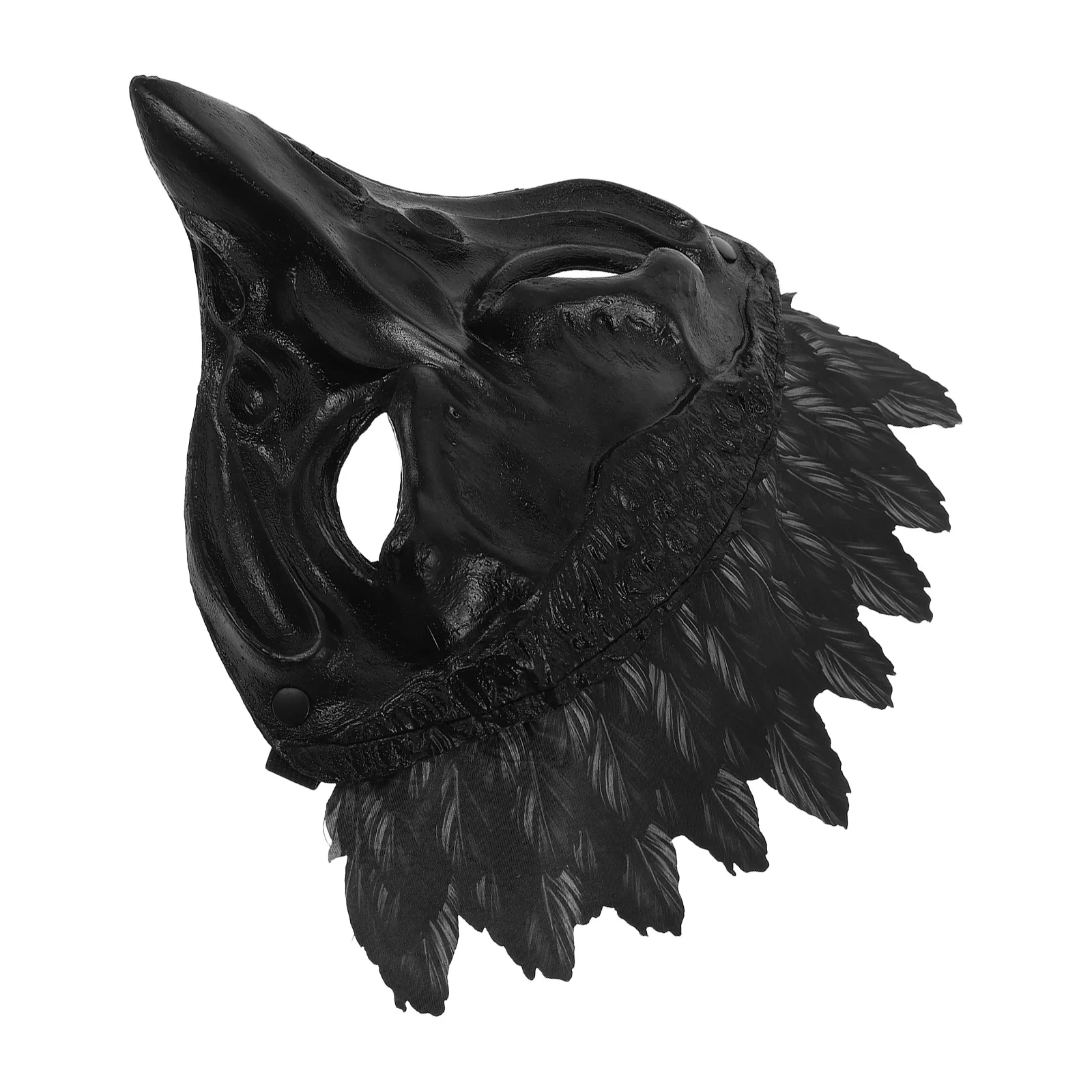 

Scary Crow Mask Halloween Half Face Mask Costume Masquerade Party Carnival Animal Theme Cosplay Eagle Masks