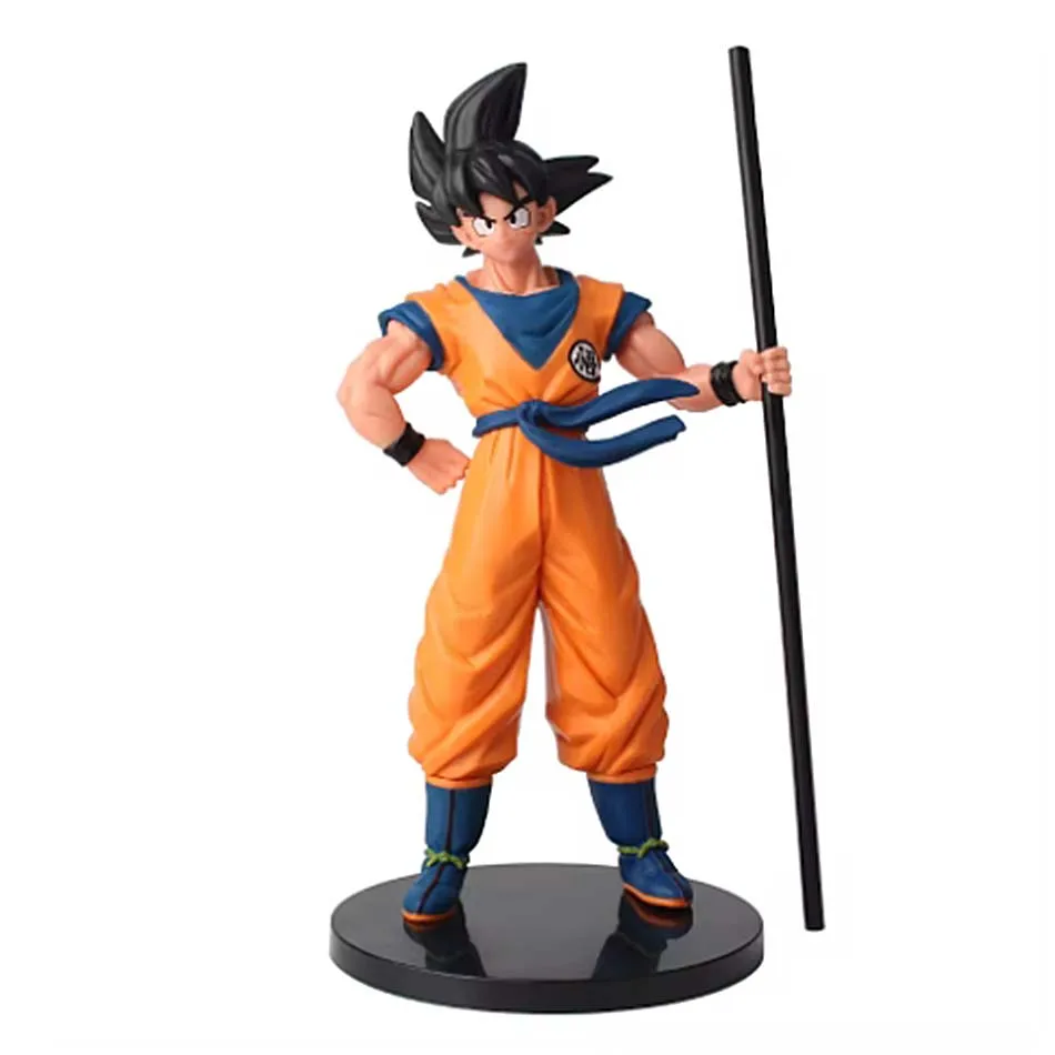 Venda quente dragon ball son goku super saiyan anime figura goku dbz figura de ação modelo presentes estatuetas colecionáveis para crianças