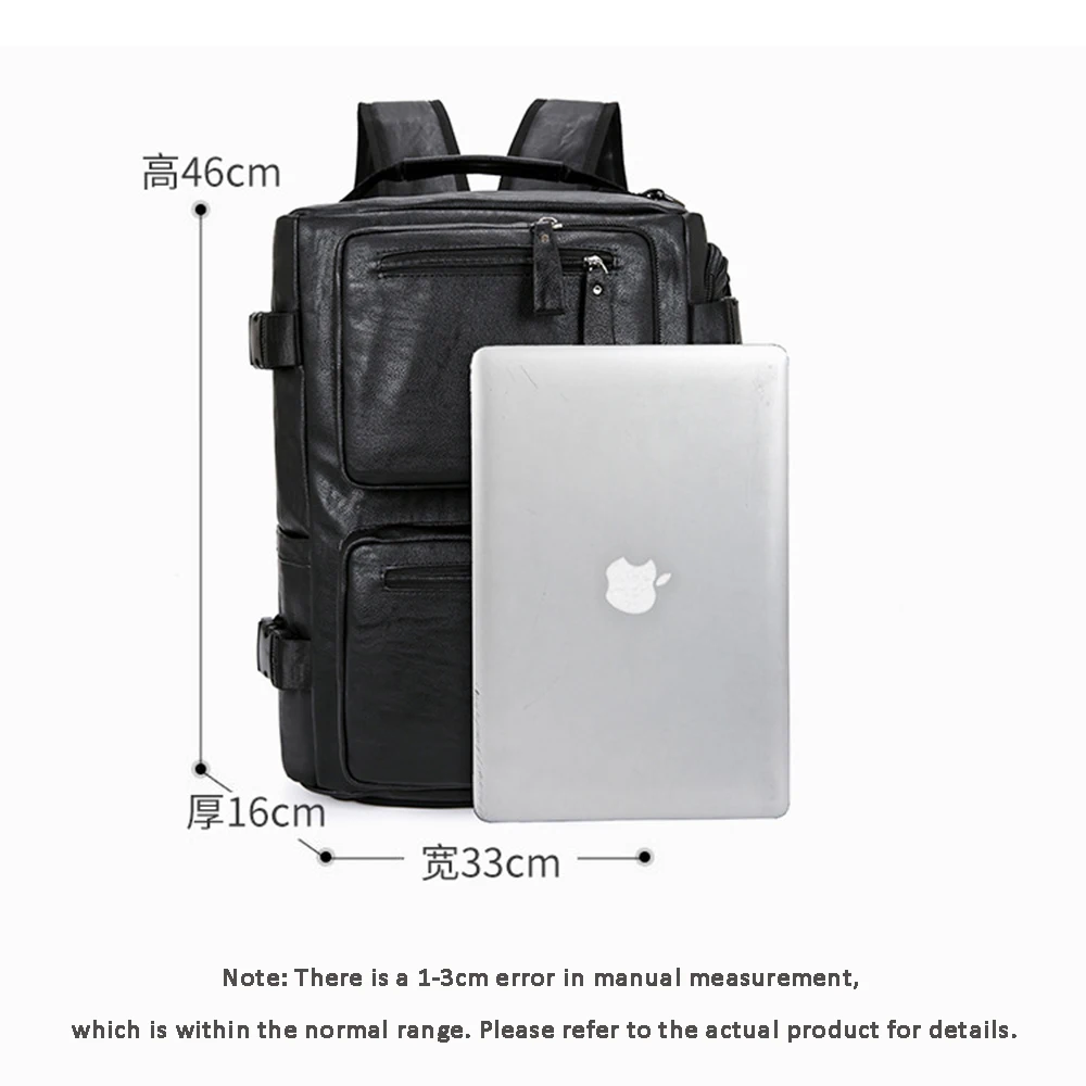 Geestock Multi Purpose Travel Bag Convertible Large Capacity Backpack Crossbody Bag Casual Handbag Business Travel Backpack