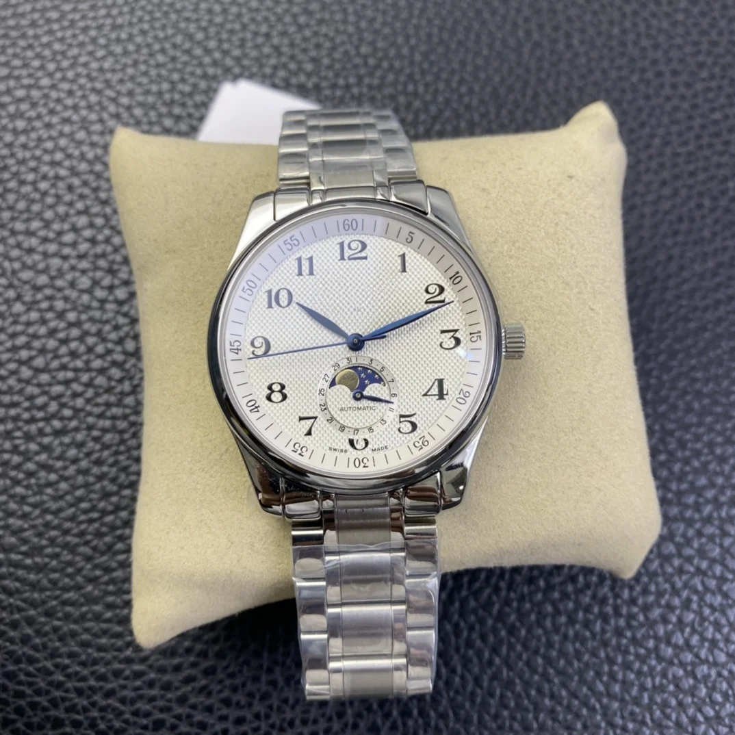 Modern Street Designer Collection Men Watch Women Watch Matte Texture Round Dial Alloy Case Mixed Material Strap Quartz Wristwatch Waterproof Luminous Calendar Function Daily Travel Dating Festival Couple Present Watches Reloj